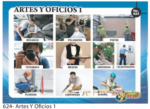 [F624] LAMINAS EDUCATIVAS ARTES Y OFICIOS 1