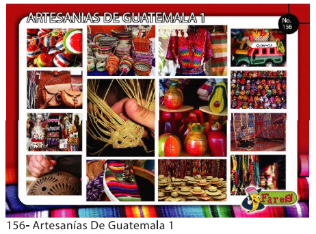[F156] LAMINAS EDUCATIVAS ARTESANIAS DE GUATEMALA 1