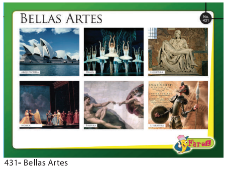 [F431] LAMINAS EDUCATIVAS BELLAS ARTES