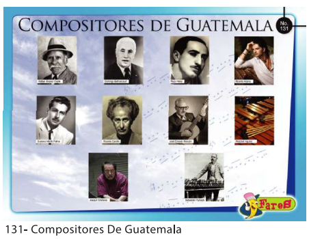 [F131] LAMINAS EDUCATIVAS COMPOSITORES DE GUATEMALA