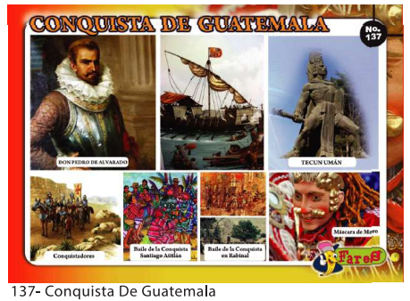 [F137] LAMINAS EDUCATIVAS CONQUISTA DE GUATEMALA