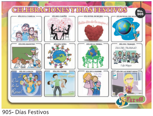 [F904] LAMINAS EDUCATIVAS DIAS FESTIVOS