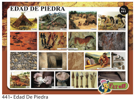 [F441] LAMINAS EDUCATIVAS EDAD DE PIEDRA