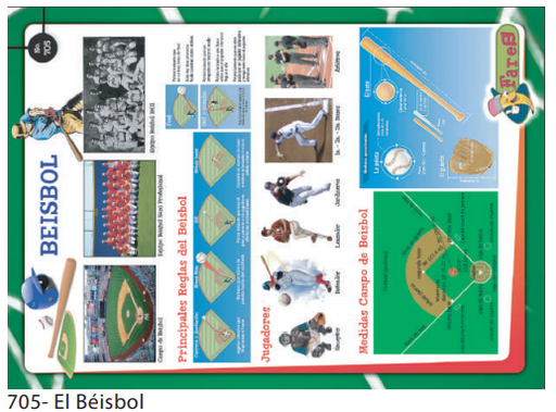 [F705] LAMINAS EDUCATIVAS EL BEISBOL