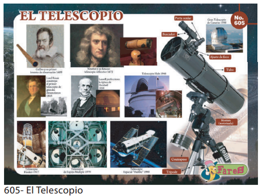 [F605] LAMINAS EDUCATIVAS EL TELESCOPIO