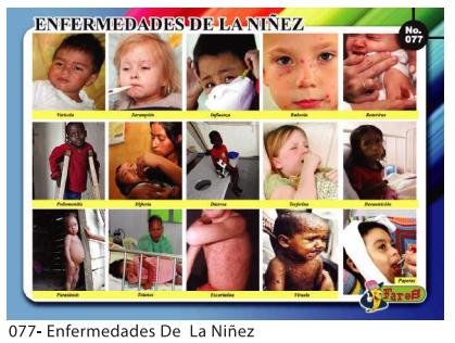 [F77] LAMINAS EDUCATIVAS ENFERMEDADES DE LA NIÑEZ