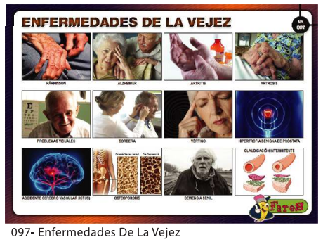 [F97] LAMINAS EDUCATIVAS ENFERMEDADES DE LA VEJES