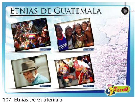 [F107] LAMINAS EDUCATIVAS ETNIAS DE GUATEMALA