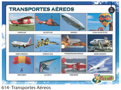 [F614] LAMINAS EDUCATIVAS LOS TRANSPORTES AEREOS