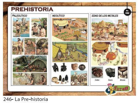 [F246] LAMINAS EDUCATIVAS PRE-HISTORIA