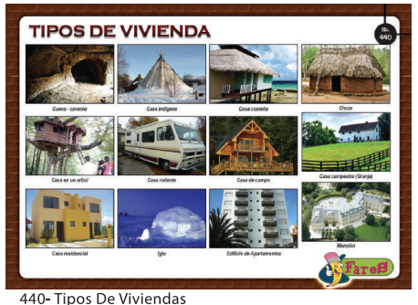 [F440] LAMINAS EDUCATIVAS TIPOS DE VIVIENDA