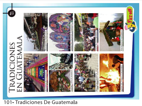 [F101] LAMINAS EDUCATIVAS TRADICIONES DE GUATEMALA