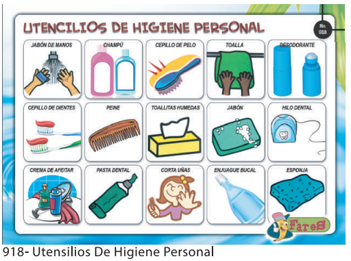 [F918] LAMINAS EDUCATIVAS UTENCILIOS