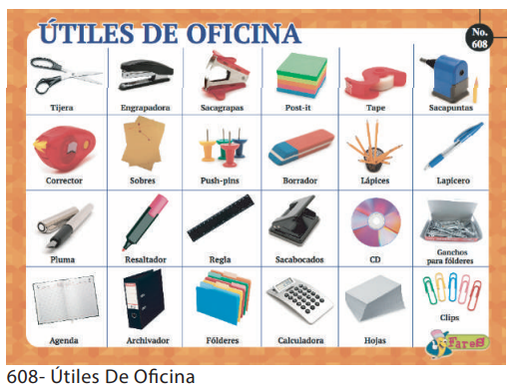 [F608] LAMINAS EDUCATIVAS UTILES DE OFICINA
