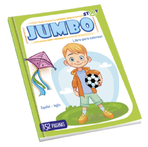 [1030-8] LIBRO DE COLOREAR JUMBO NIÑO/152 PAG PX4UND.