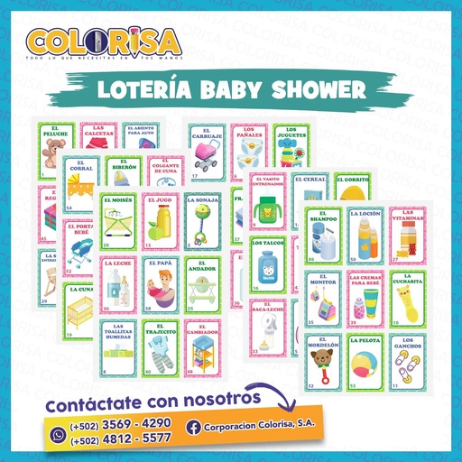 [5020-5] LOTERIA BABY SHOWER