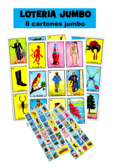 [5020-2] LOTERIA MEX-JUMBO (6 CARTONES)