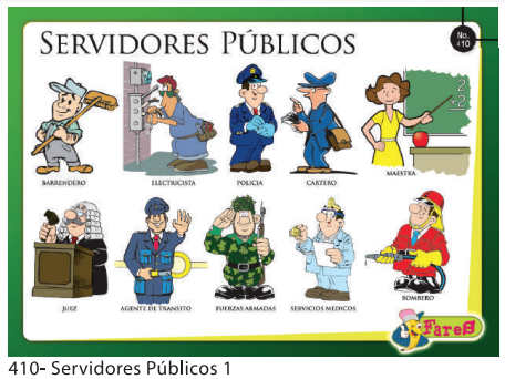 [F410] Laminas Educativas - f410 Servidores publicos 1