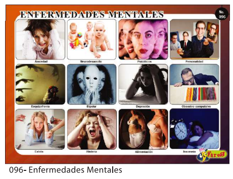 [F96] Laminas Educativas Enfermedades Mentales