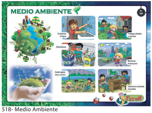 [F518] Laminas educativas  Medio Ambiente