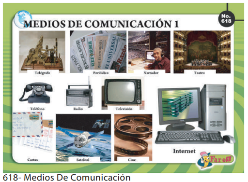 [F618] Laminas educativas -Medios de comunicacion