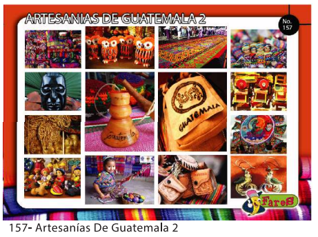 [F157] Laminas educativas Artesanias de Guatemala 2