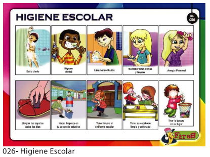 [F26] Laminas educativas Higiene Escolar