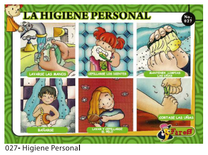 [F27] Laminas educativas Higiene Personal