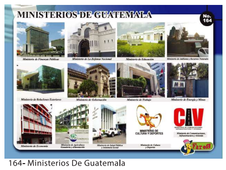 [F164] Laminas educativas Ministerios de Guatemala