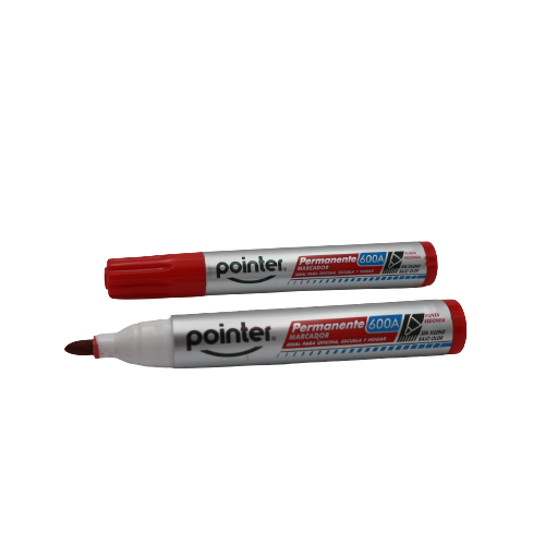 [M-226S-RD] MARCADOR PERMANENTE ROJO POINTER P.B. FX60