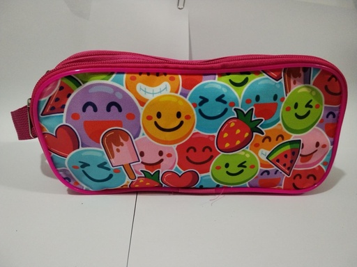 [4830-6] PORTALAPIZ RECTANGULAR NIÑA 2 ZIPPER