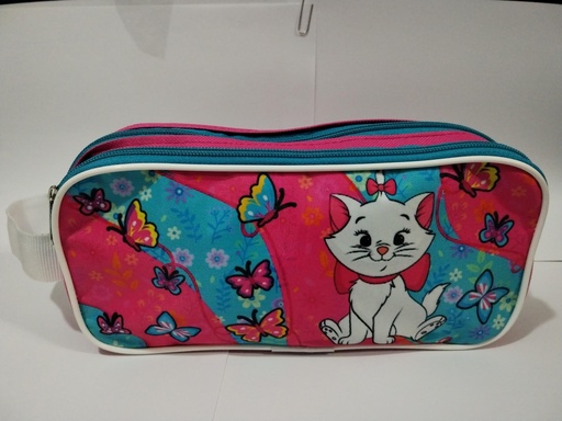 [4830-8] PORTALAPIZ RECTANGULAR NIÑA 2 ZIPPER