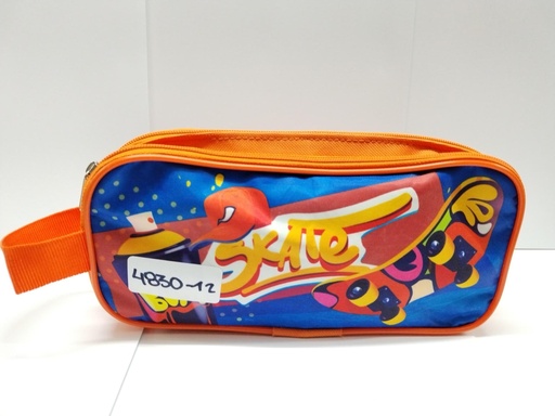 [4830-12] PORTALAPIZ RECTANGULAR NIÑO 2 ZIPPER