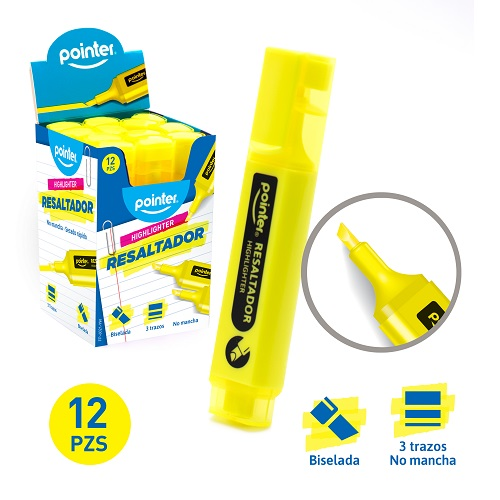 [FP-6021-YW] RESALTADOR POINTER AMARILLO FX60