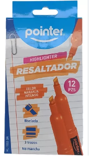 [HL-1002-OR] RESALTADOR POINTER NARANJA FX60