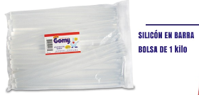 [4230-2] SILICON BARRA DELGADA GOMY BX60 FX32B 750GR 7.4X300MM