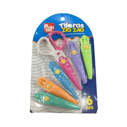 [A151-KS4068-B] TIJERA ZIG ZAG POINTER 6PZ. FX216